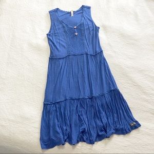 Matilda Jane Size M Royal Blue Cotton Dress